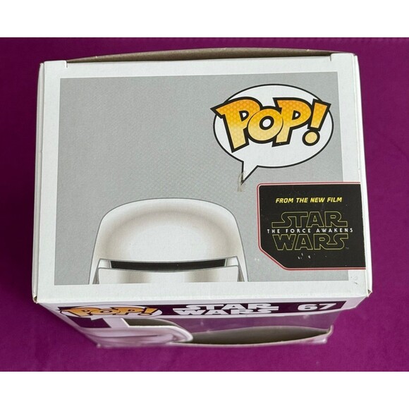 Funko Pop! Vinyl: Star Wars - Snowtrooper (First Order) #67 Box Damage - Picture 2 of 5